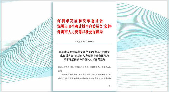 深圳市住院手术病种打包收费试点评估服务